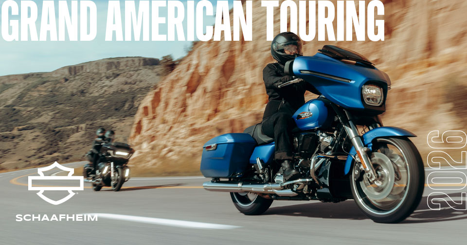 Grand American Touring Modelljahr 2026 Harley-Davidson Schaafheim präsentiert Grand American Touring Modelle 2026